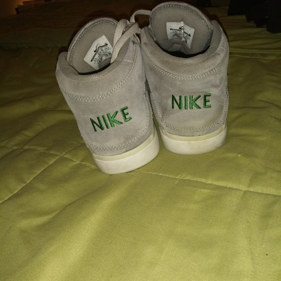Nikes high tops grey womens sz 8 men sz6.5 - Picture 4 of 8
